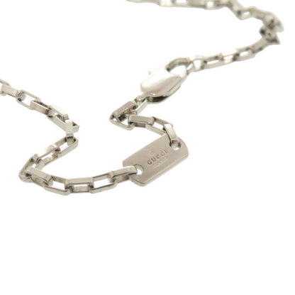 Gucci Logo Plate 925 Sterling Silver Necklace Pendant — view 6