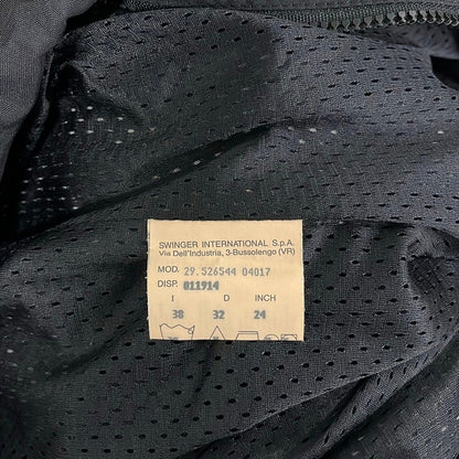 Fendi Jeans Coat I 38 Black Long Sleeve Zip Up Spring Autumn — view 5