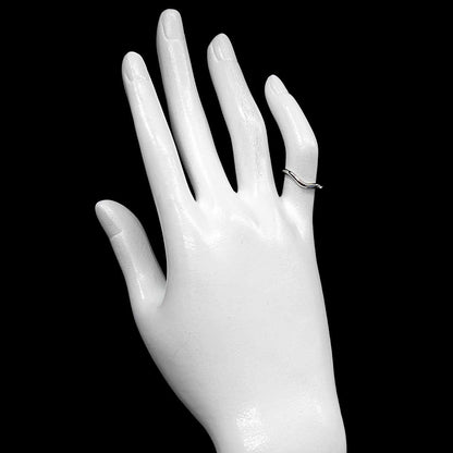 Tiffany & Co Curved Band Ring Pt Platinum — view 6