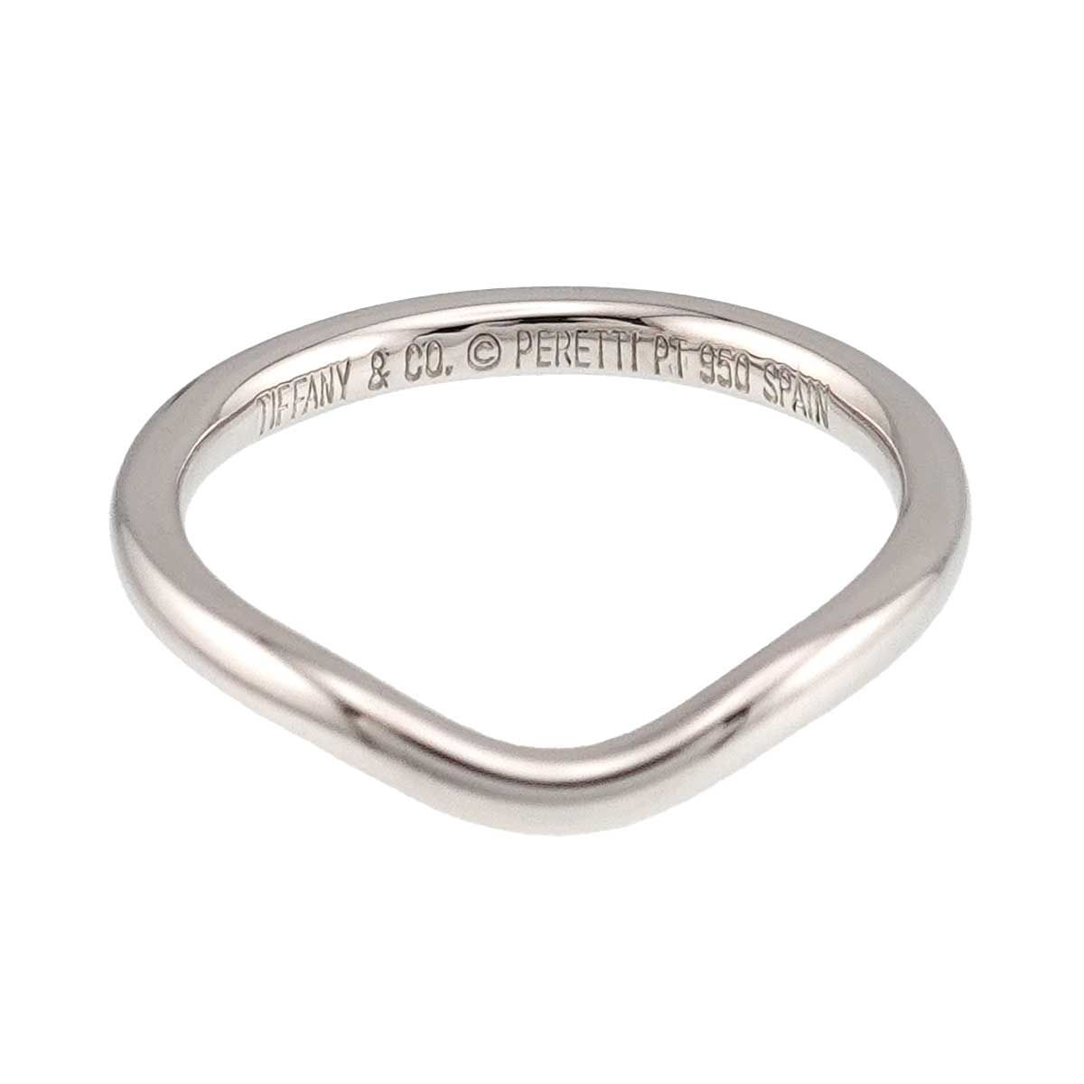 Tiffany & Co Curved Band Ring Pt Platinum — view 3