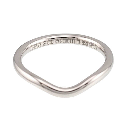 Tiffany & Co Curved Band Ring Pt Platinum — view 3