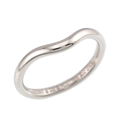 Tiffany & Co Curved Band Ring Pt Platinum — view 4