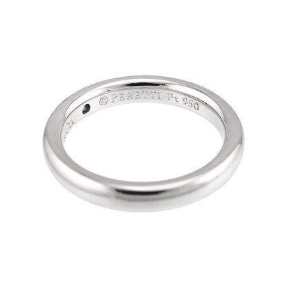 Tiffany & Co Stacking Band Ring Diamond Pt Platinum — view 4