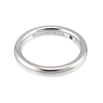 Tiffany & Co Stacking Band Ring Diamond Pt Platinum — view 3