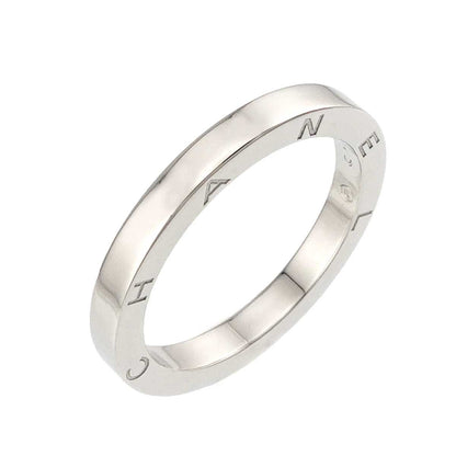 Chanel Signature Ring Pt Platinum Logo — view 6