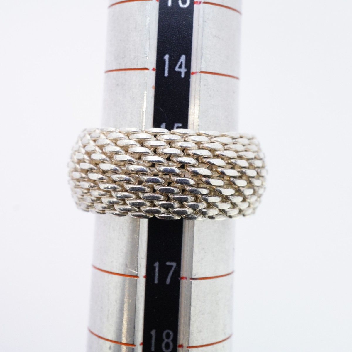 Tiffany & Co Ring Somerset Mesh 925 Sterling Silver — view 5