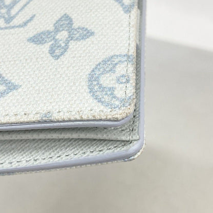 Louis Vuitton Wallet Monogram Origin Pocket LV Charm Blue Courier — view 5