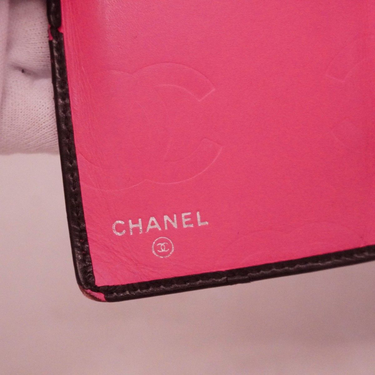 Chanel Wallet Cambon Lambskin Black Silver — view 4