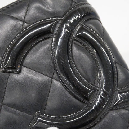 Chanel Wallet Cambon Lambskin Black Silver — view 7