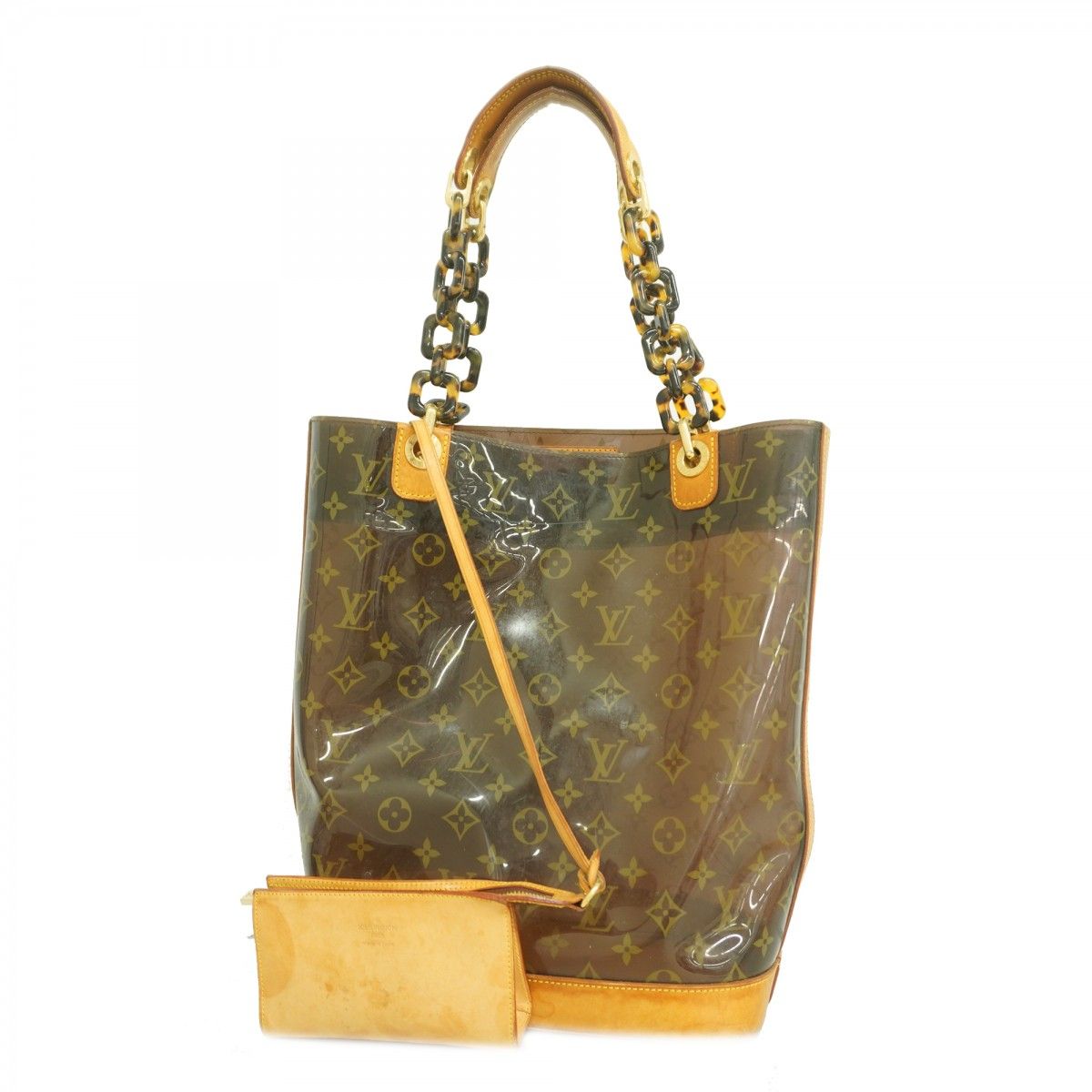 Louis Vuitton Tote Monogram Cover Amble MM Brown