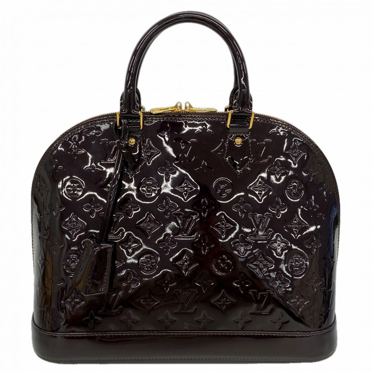 Louis Vuitton Handbag Vernis Alma PM Amaranth