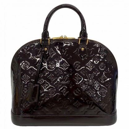 Louis Vuitton Handbag Vernis Alma PM Amaranth