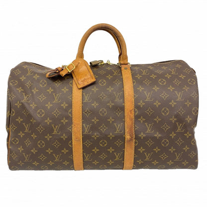 Louis Vuitton Boston Bag Monogram Keepall 50 Brown