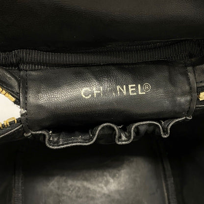 Chanel Vanity Bag Caviar Leather Black Gold — view 5