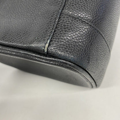 Chanel Vanity Bag Caviar Leather Black Gold — view 7