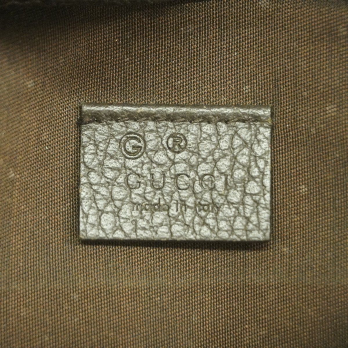 Gucci Backpack GG Canvas Brown Silver — view 5