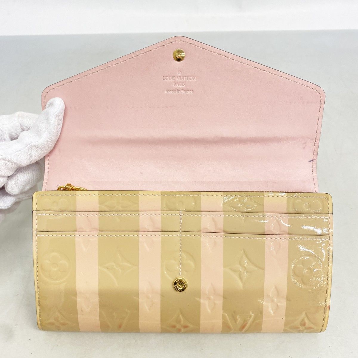 Louis Vuitton Wallet Vernis Portefeuille Sarah Dune — view 3