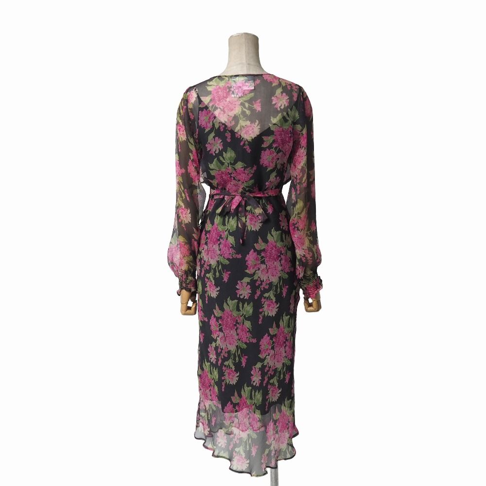 Max Mara Dress 40 White Tag Silk Chiffon — view 2