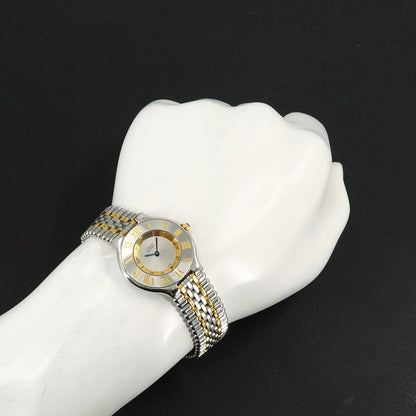 Cartier Must 21 Vantian Vintage Boys Watch Silver Quartz — view 4