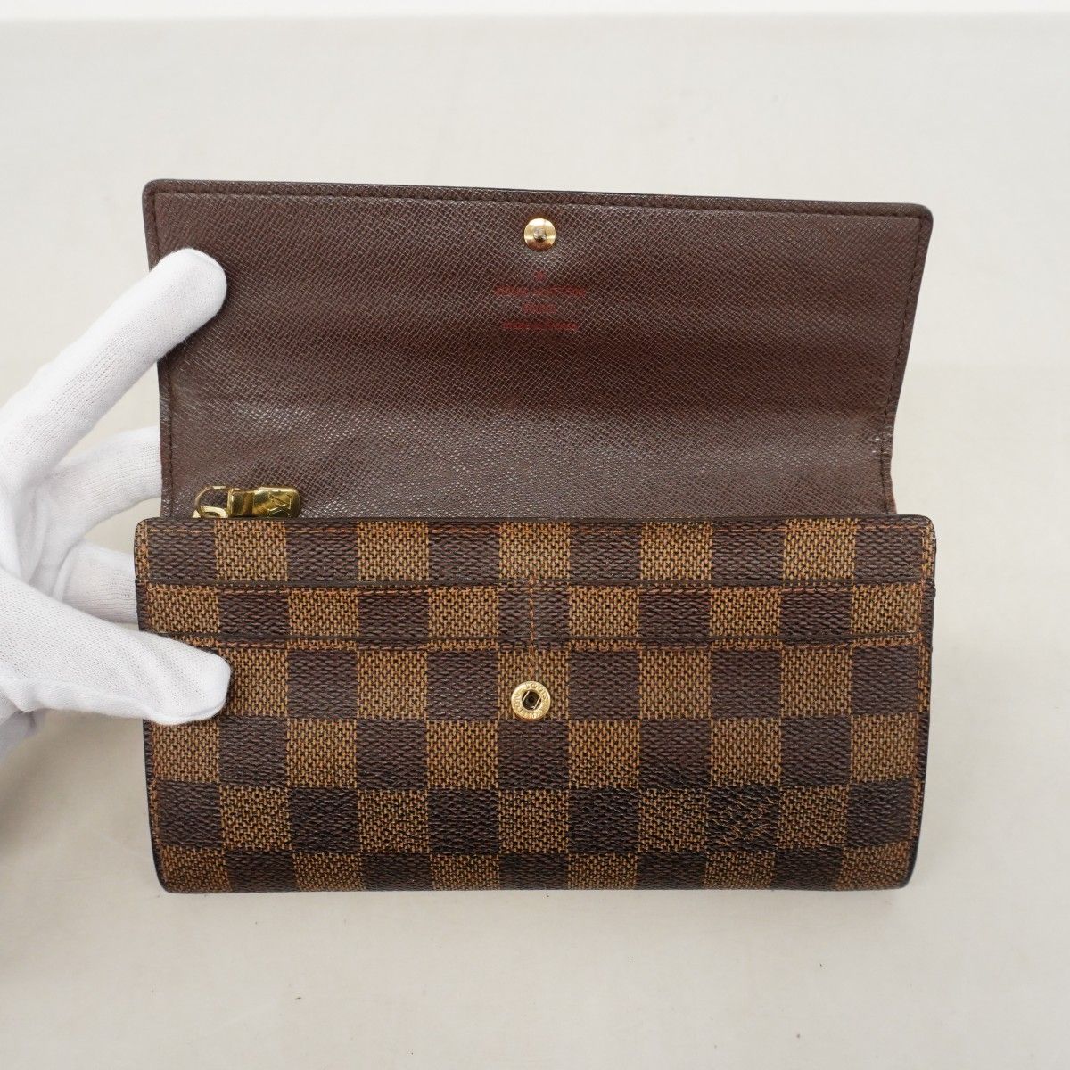 Louis Vuitton Wallet Damier Portefeuille Sarah Ebene — view 3