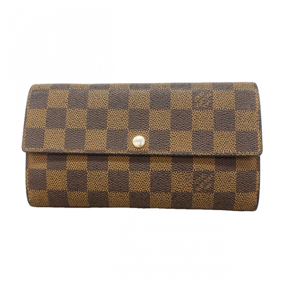 Louis Vuitton Wallet Damier Portefeuille Sarah Ebene