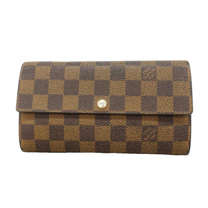 Louis Vuitton Wallet Damier Portefeuille Sarah Ebene