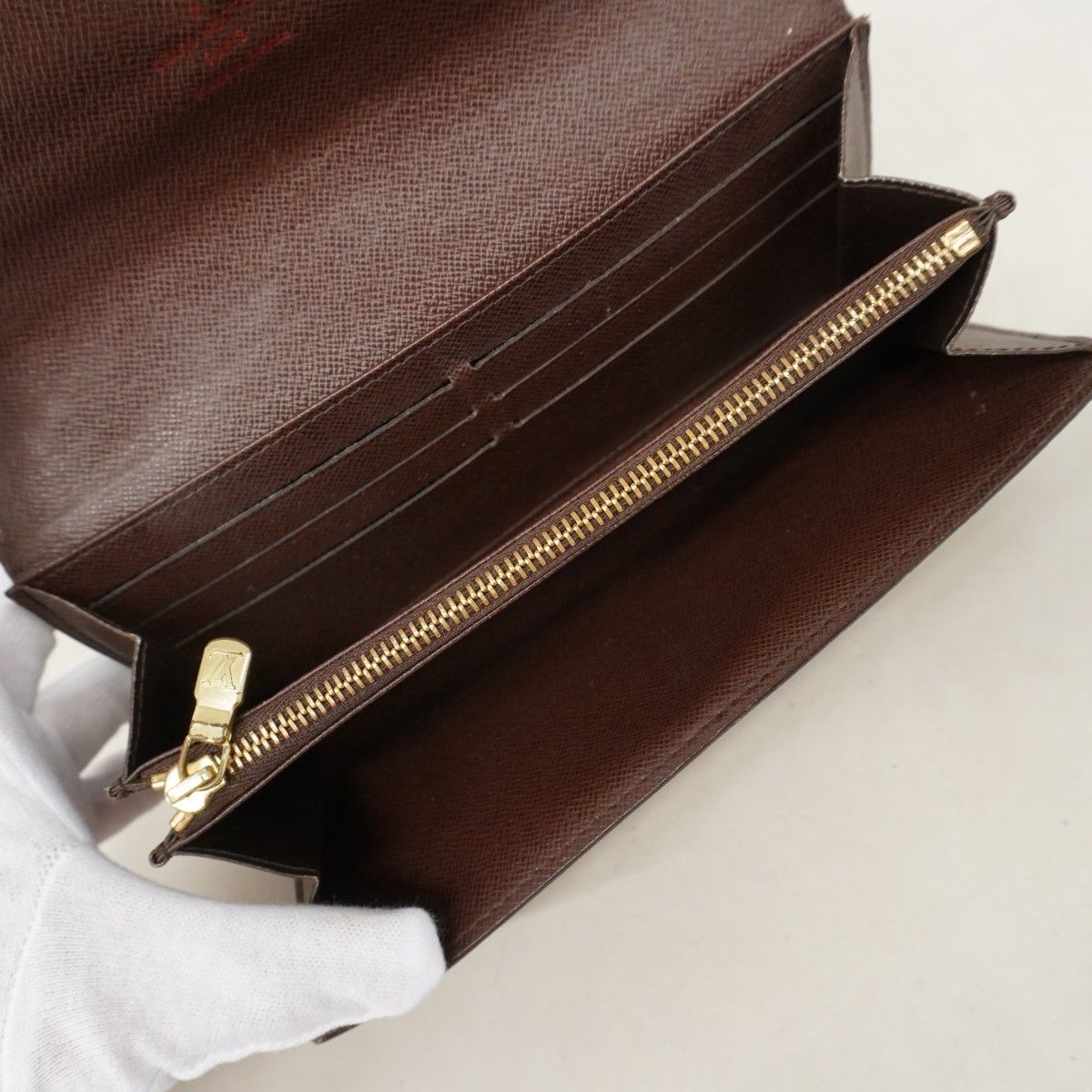 Louis Vuitton Wallet Damier Portefeuille Sarah Ebene — view 8