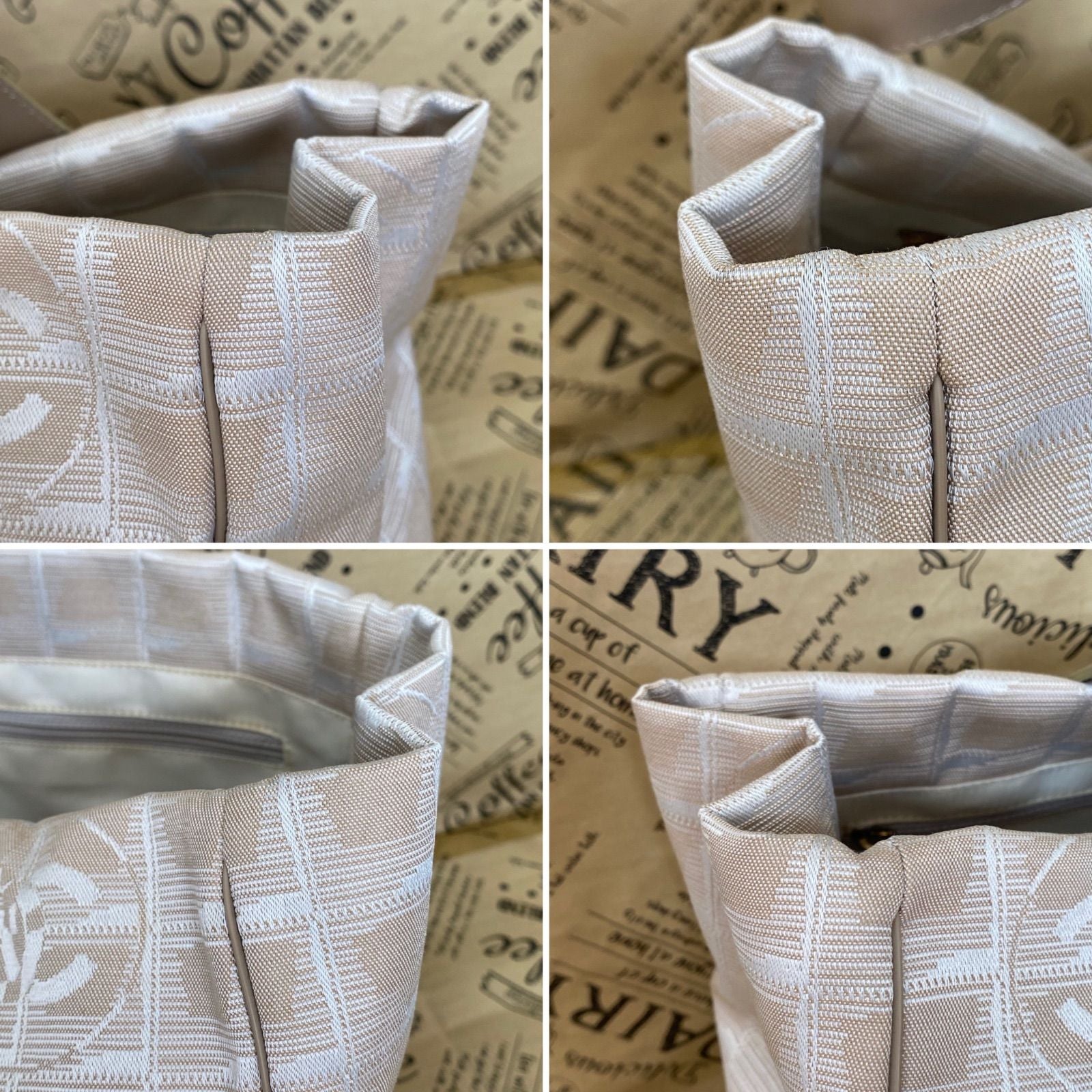 Chanel Tote New Travel Beige CC Logo Business — view 6