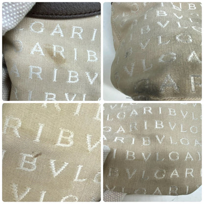 Bvlgari Bulgari Tote Logo Mania Hand Beige Business — view 9