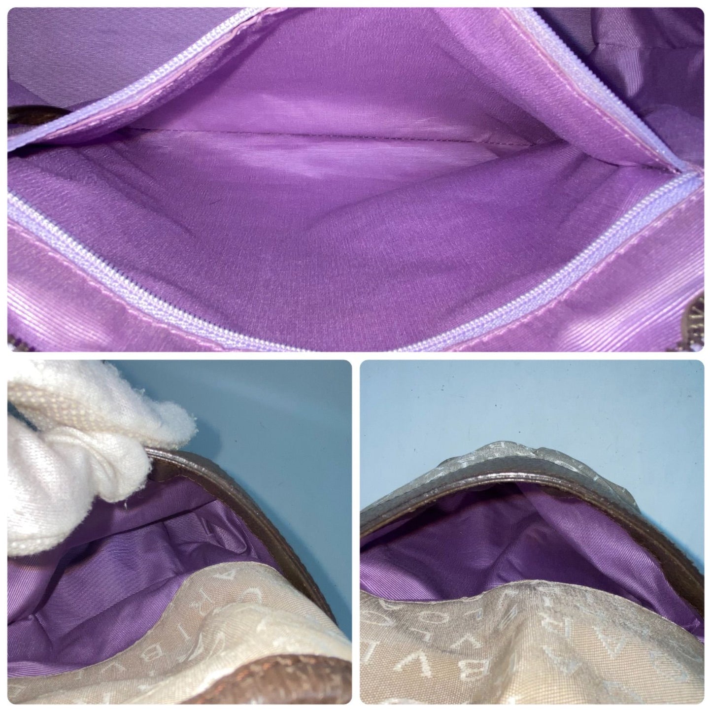Bvlgari Bulgari Tote Logo Mania Hand Beige Business — view 8