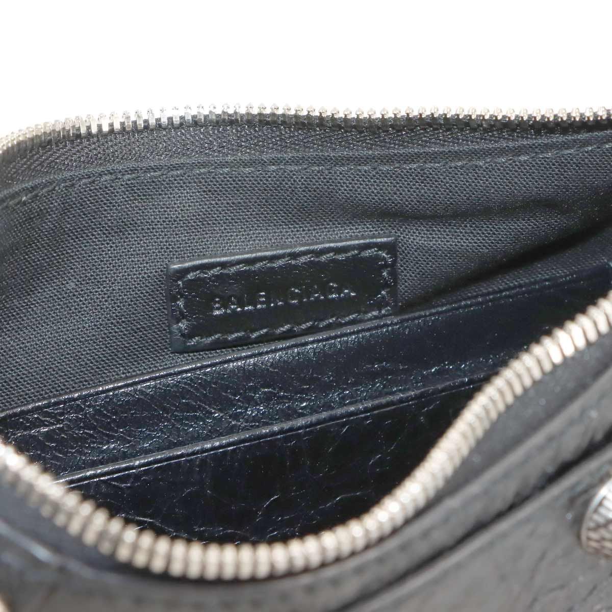 Balenciaga le Cagole Mini 2-Way Chain Shoulder Bag Leather Black — view 8