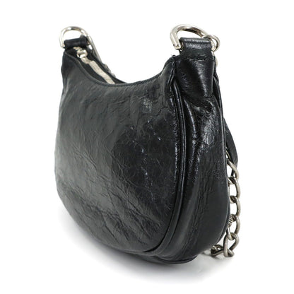 Balenciaga le Cagole Mini 2-Way Chain Shoulder Bag Leather Black — view 4
