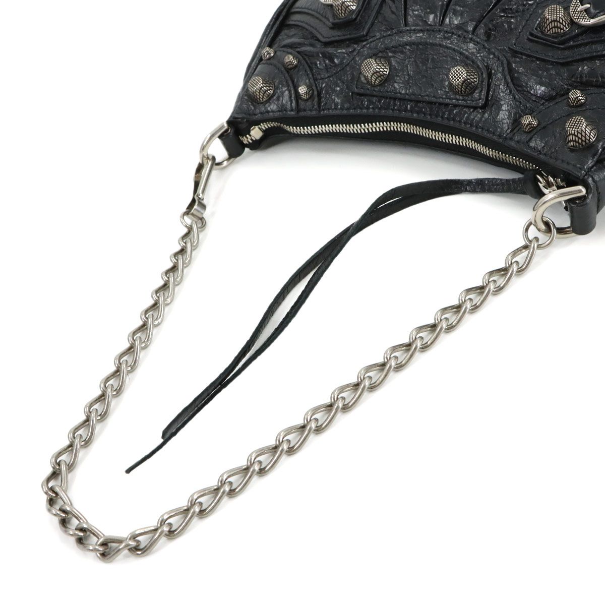Balenciaga le Cagole Mini 2-Way Chain Shoulder Bag Leather Black — view 6
