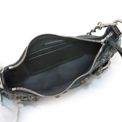 Balenciaga le Cagole Mini 2-Way Chain Shoulder Bag Leather Black — view 7