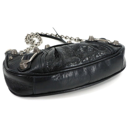 Balenciaga le Cagole Mini 2-Way Chain Shoulder Bag Leather Black — view 5