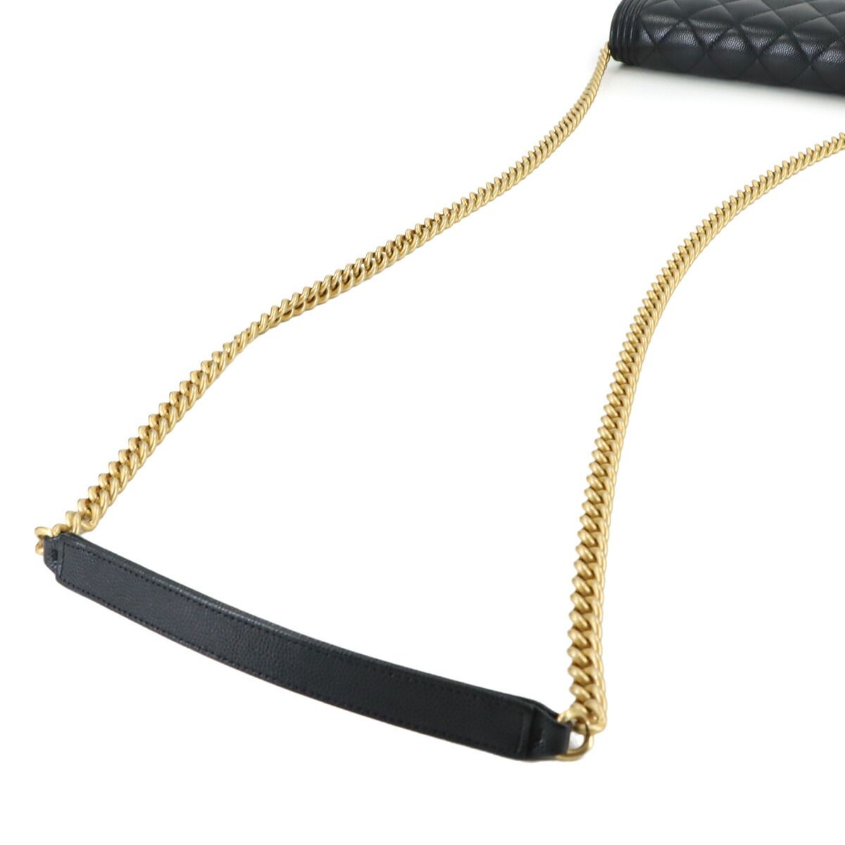 Chanel Chain Wallet Caviar Leather Black — view 6