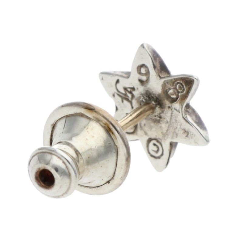 Chrome Hearts CO Star Stud Silver Earrings — view 2