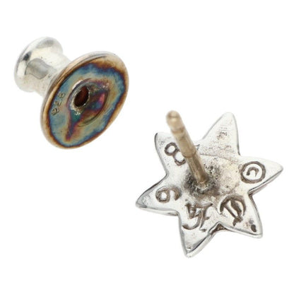 Chrome Hearts CO Star Stud Silver Earrings — view 5