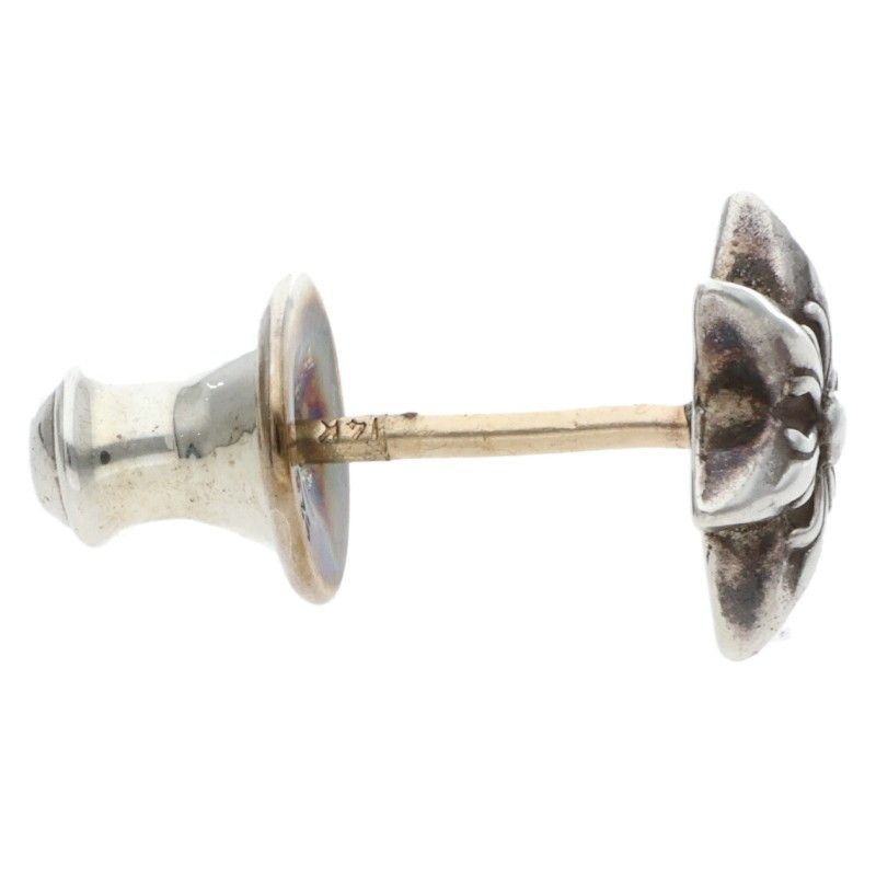 Chrome Hearts CO Star Stud Silver Earrings — view 4