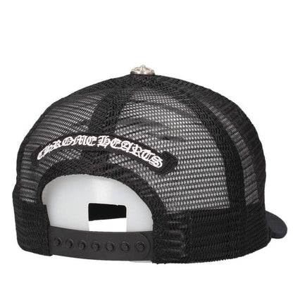 Chrome Hearts Trucker Cap Truck Khaki Dsmg Limited Mesh Hat — view 2