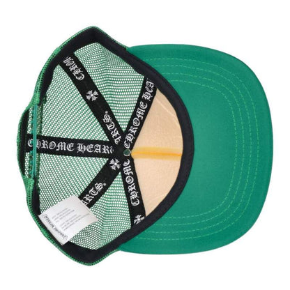 Chrome Hearts Trucker Cap Checkers Ball Truck Khaki Cap Ppo Sexrcd Mesh Cap Hat — view 3