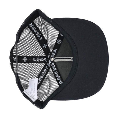 Chrome Hearts Trucker Cap Truck Khaki Cap Fuck Patch Cross Ball Mesh Hat — view 3