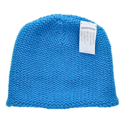 Chrome Hearts Beanie Cash Cashmere Abbey Knit Cap Hat with Cross Patch — view 3
