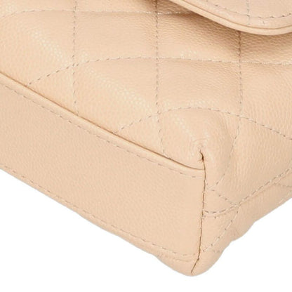Chanel Coco Handle Mini Gold Caviar Leather Shoulder Bag — view 4