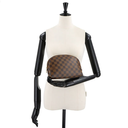 Louis Vuitton Damier Pochette Cosmetic GM Pouch Ebene Brown — view 7