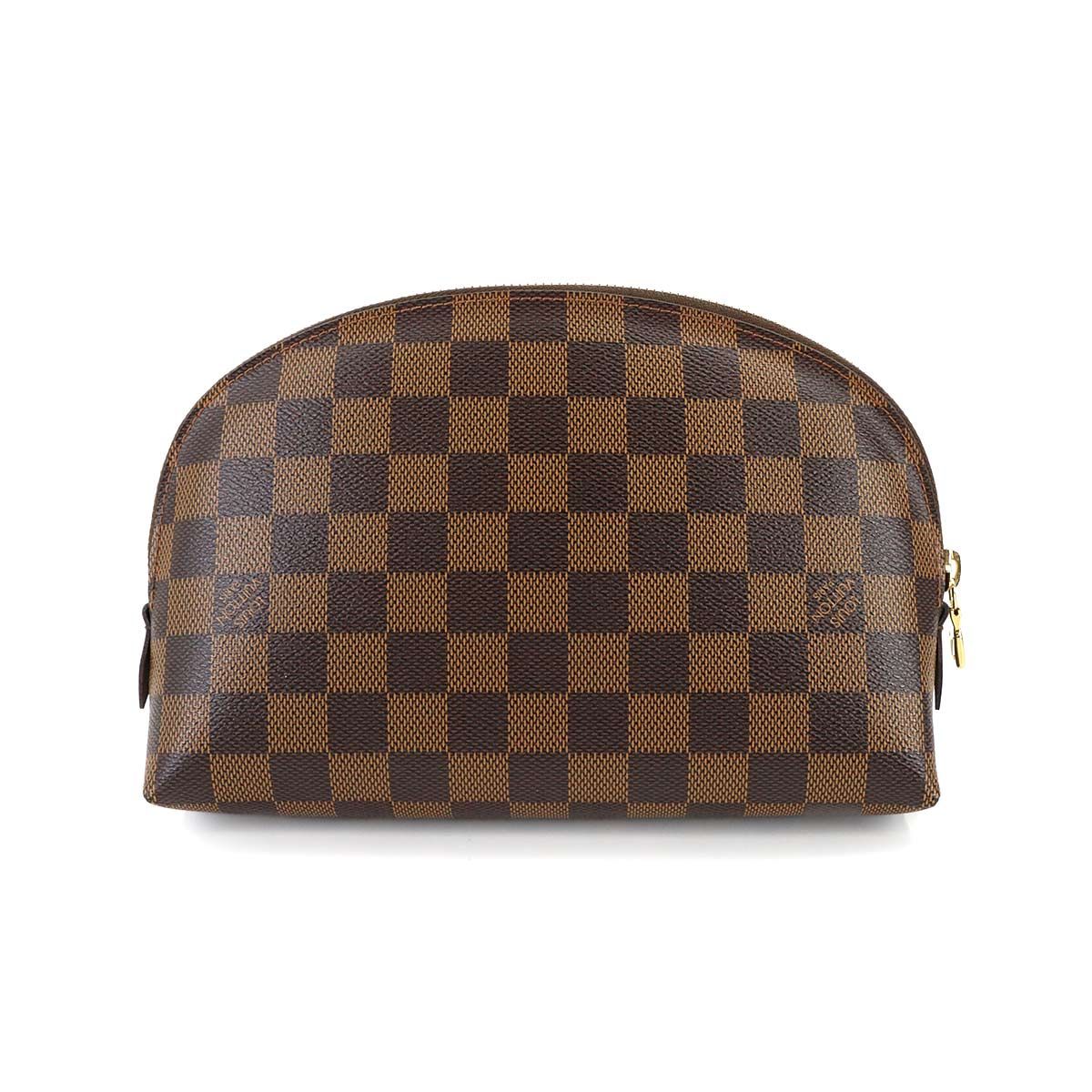 Louis Vuitton Damier Pochette Cosmetic GM Pouch Ebene Brown — view 2