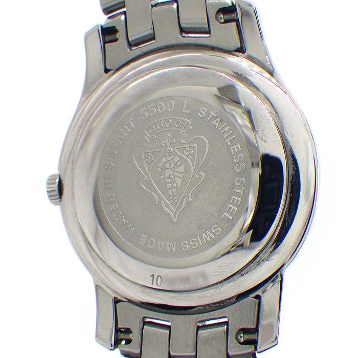 Gucci Watch Class Sherry Line Black Dial Date SS Quartz Analog — view 4
