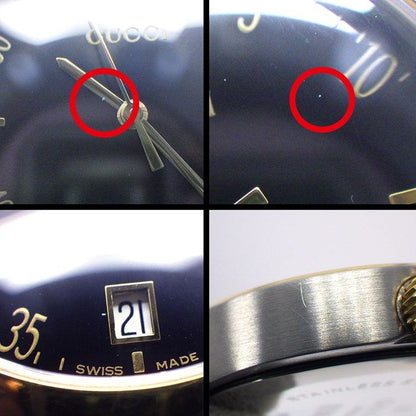 Gucci Watch Black Dial Date SS Quartz Analog — view 6