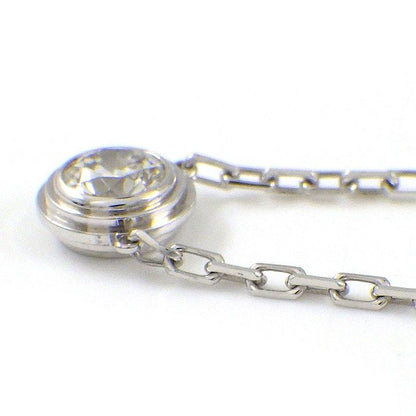 Cartier Necklace Dame le LM Diamant Leger 1 Point Diamond 18k White Gold — view 2
