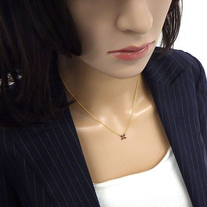 Tiffany & Co Necklace Victoria 4 Points Marquise Cut Ruby 18k Yellow Gold — view 6